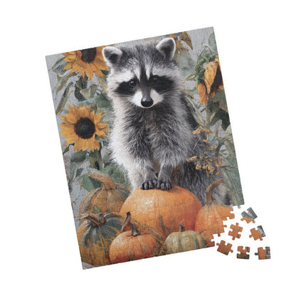 Autumn Raccoon Puzzle
