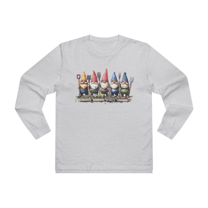 Garden Gnome Longsleeve Tee - Perfect for Garden Lovers, Gift for Nature Enthusiasts, Unique T-Shirt