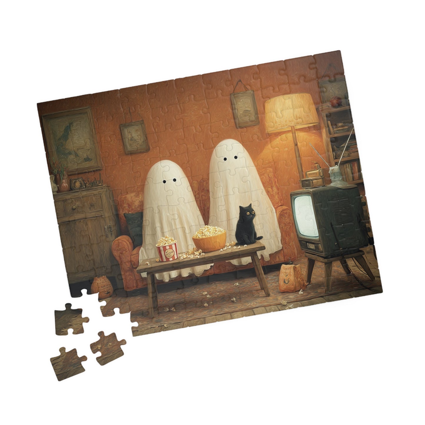 Ghost Movie Night Puzzle - 110-1014 Piece Options