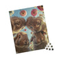 Puzzle (110, 252, 520, 1014-piece) - Funny Rabbit Selfie | Is that a carrot?