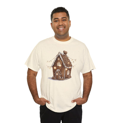 Festive Gingerbread House Tee | Unisex Heavy Cotton T-Shirt, Cozy Holiday Apparel, Christmas Gift, Winter Wonderland Clothing, Cute [...]