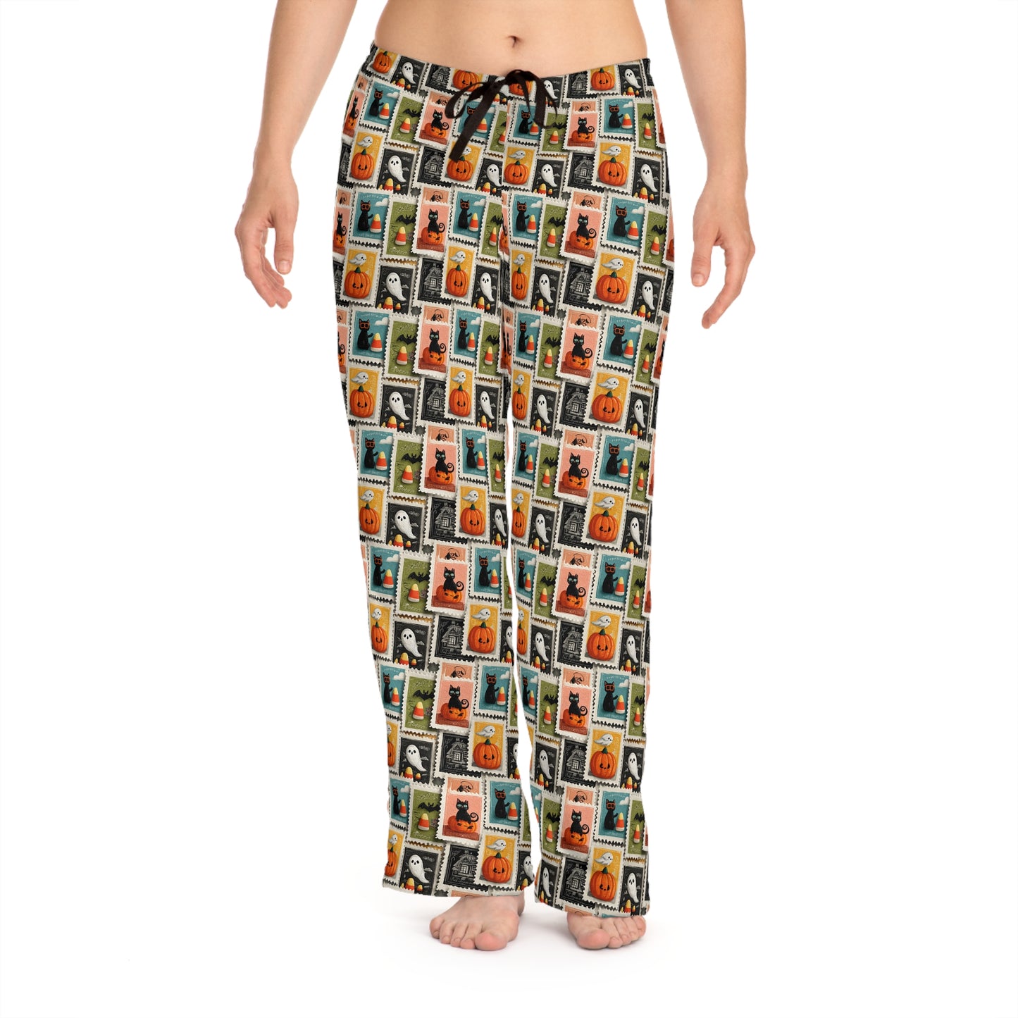Cozy Halloween Women's Pajama Pants, Fun PJs for Fall, Holiday Sleepwear, Gift for Her, Lounge Pants