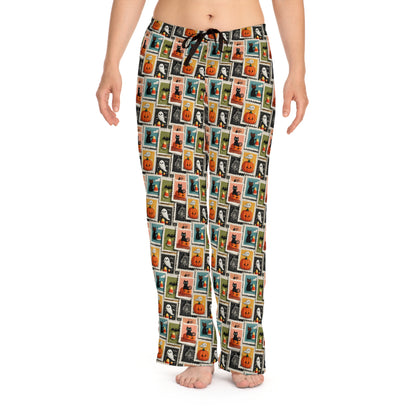 Cozy Halloween Women's Pajama Pants, Fun PJs for Fall, Holiday Sleepwear, Gift for Her, Lounge Pants