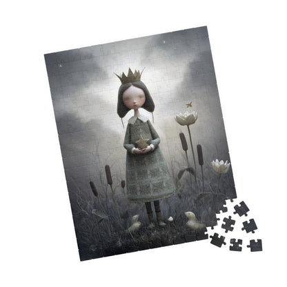 Halloween Girl Art Puzzle - Enchanting Kingdom Design, 110-1014 Pieces, Perfect for Family Game