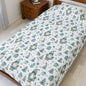 Cozy Velveteen Plush Blanket - Winter Gnomes Design, Perfect for Holiday Decor, Snuggling, Gift for Friends, Home Warmth