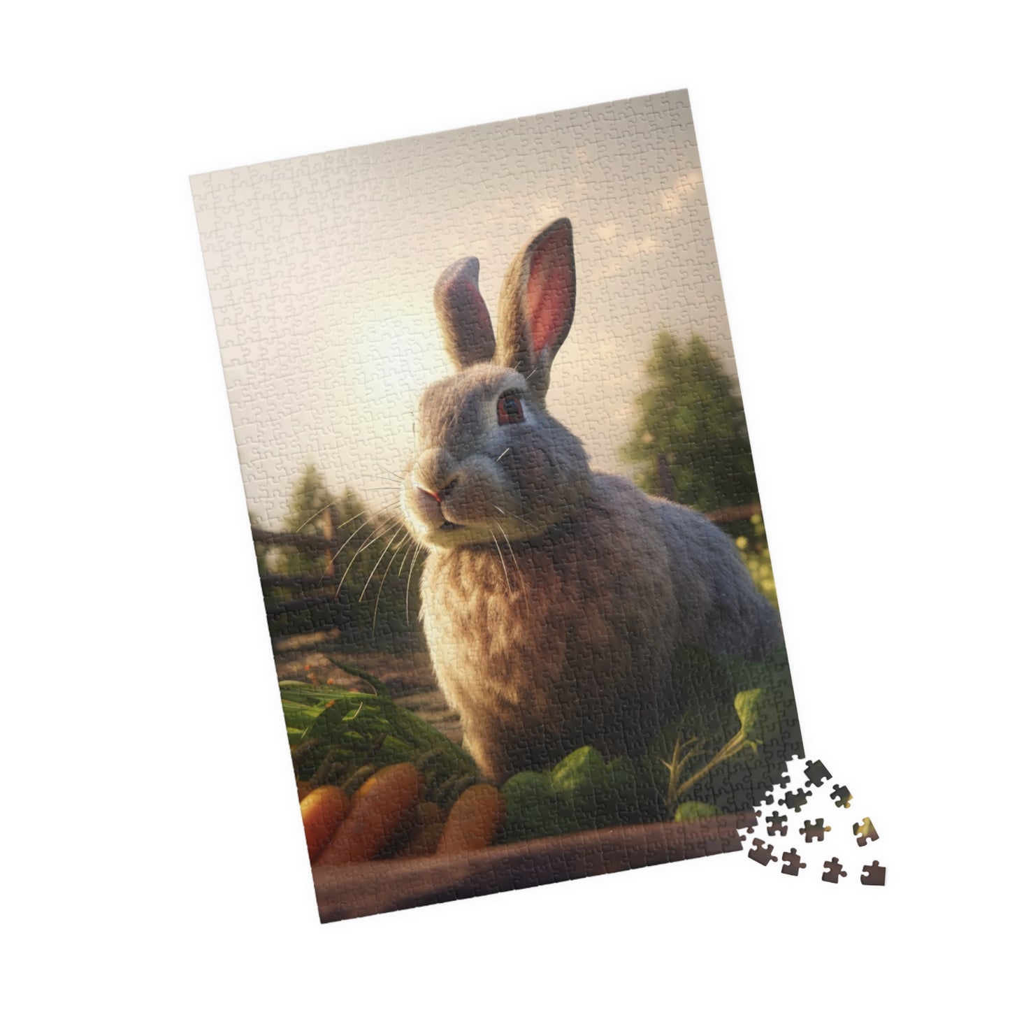In the Garden | Rabbit Puzzle for Adults and Kids, Family Game Night, Gift for Nature Lovers, Fun Challenge, 110-1014 Pieces