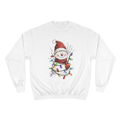 Cozy Holiday Sweatshirt Featuring a Cheery Snowman, Christmas Gift, Winter Apparel, Festive Sweater, Cute Holiday Clothing, Winter Fashion