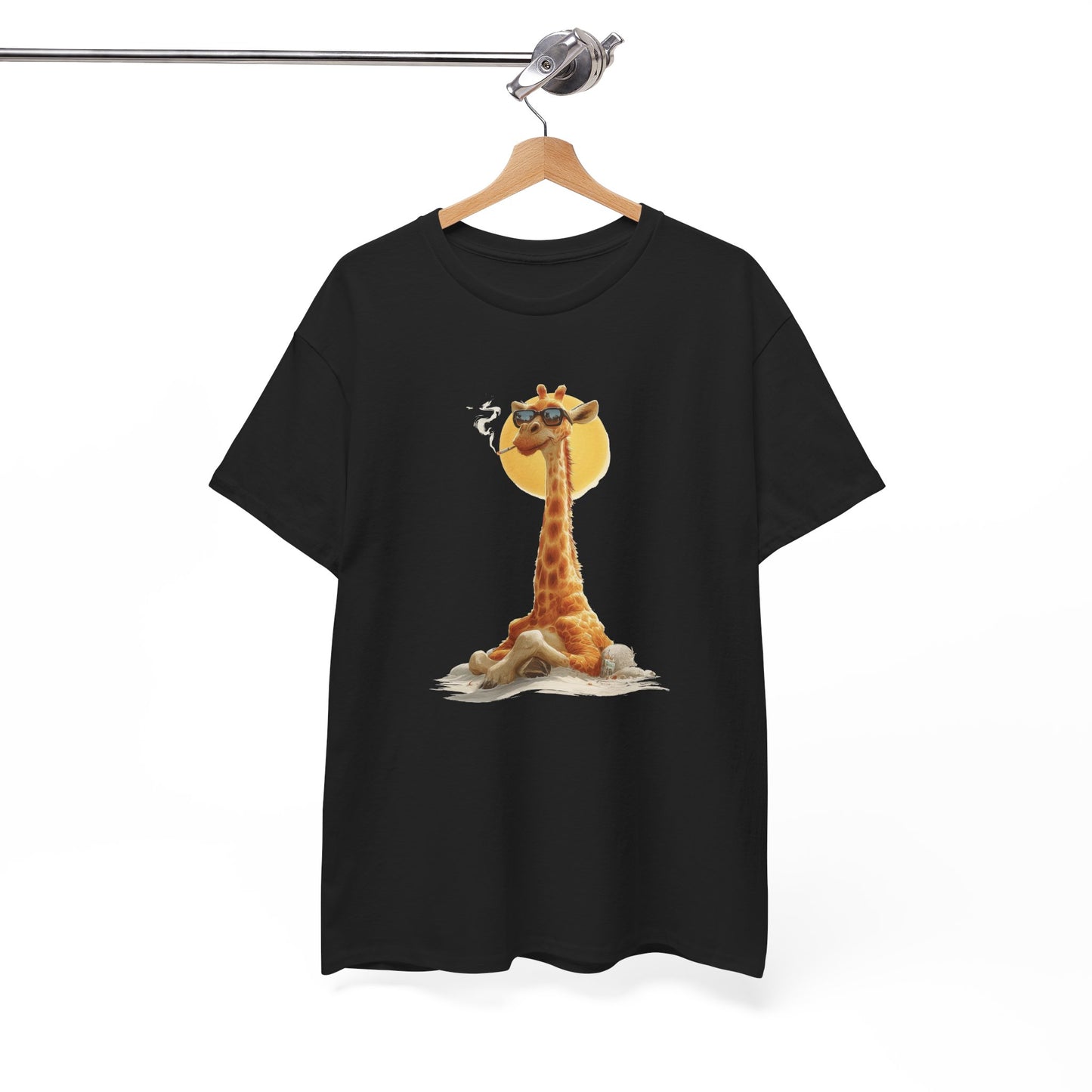 Cool Giraffe Graphic Tee, Unisex Funny Shirt, Casual Summer Top