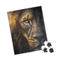 Roaring Lion Puzzle, Wildlife Puzzle, Jigsaw Puzzle, Home Decor Puzzle, Family Game Night, Gift for Animal Lovers