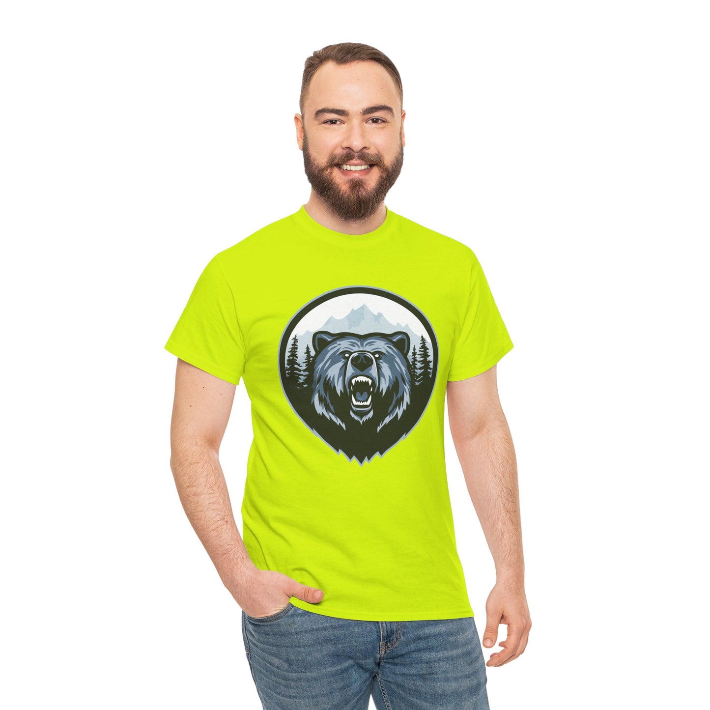 Majestic Bear Graphic Tee | Unisex Heavy Cotton Shirt, Animal Lover Gift, Outdoor Adventure Wear, Nature Lover Apparel, Birthday Gift, [...]