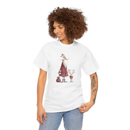 Christmas Cheer Unisex Heavy Cotton Tee, Holiday Gift