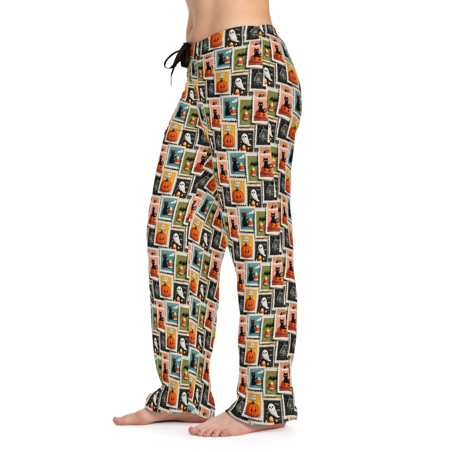 Cozy Halloween Women's Pajama Pants, Fun PJs for Fall, Holiday Sleepwear, Gift for Her, Lounge Pants