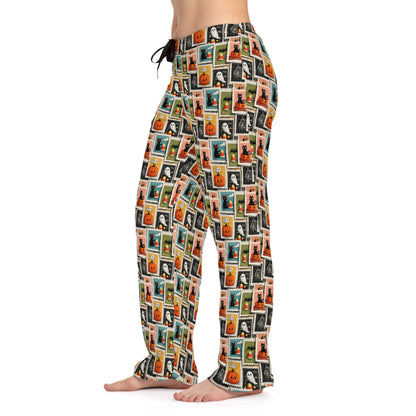 Cozy Halloween Women's Pajama Pants, Fun PJs for Fall, Holiday Sleepwear, Gift for Her, Lounge Pants
