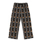 Cute Halloween Ghost Lace Paatern Women's Pajama Pants, Gifts for Her