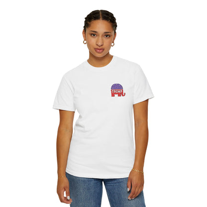 Embroidered Trump Republican Elephant Graphic Tee for MAGA, Unisex T-shirt, Casual Wear, Eco-Friendly Gift, Outing Shirt