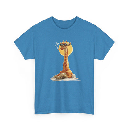 Cool Giraffe Graphic Tee, Unisex Funny Shirt, Casual Summer Top