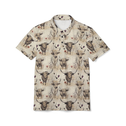 Highland Cow Polo Shirt | Get Complimented | Trending Homestead