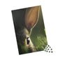 Puzzle featuring a Close-up Rabbit Portrait, Perfect Gift for Family Fun, Mindful Relaxation
