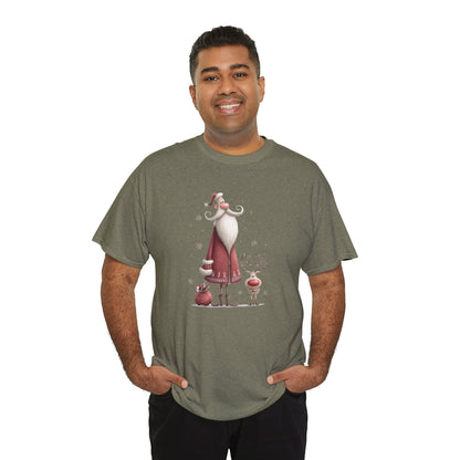 Christmas Cheer Unisex Heavy Cotton Tee, Holiday Gift