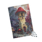 Whimsical Mushroom House Puzzle - 110, 252, 520, 1014-Piece Jigsaw Fun for Kids & Adults, Cozy Game Night Decor, Gift for Nature Lovers