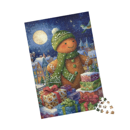 Holiday-Themed Puzzle, Christmas Jigsaw for Family Fun, Winter Decor Gift, Seasonal Activity, Kids & Adults, Festive Home Entertainment