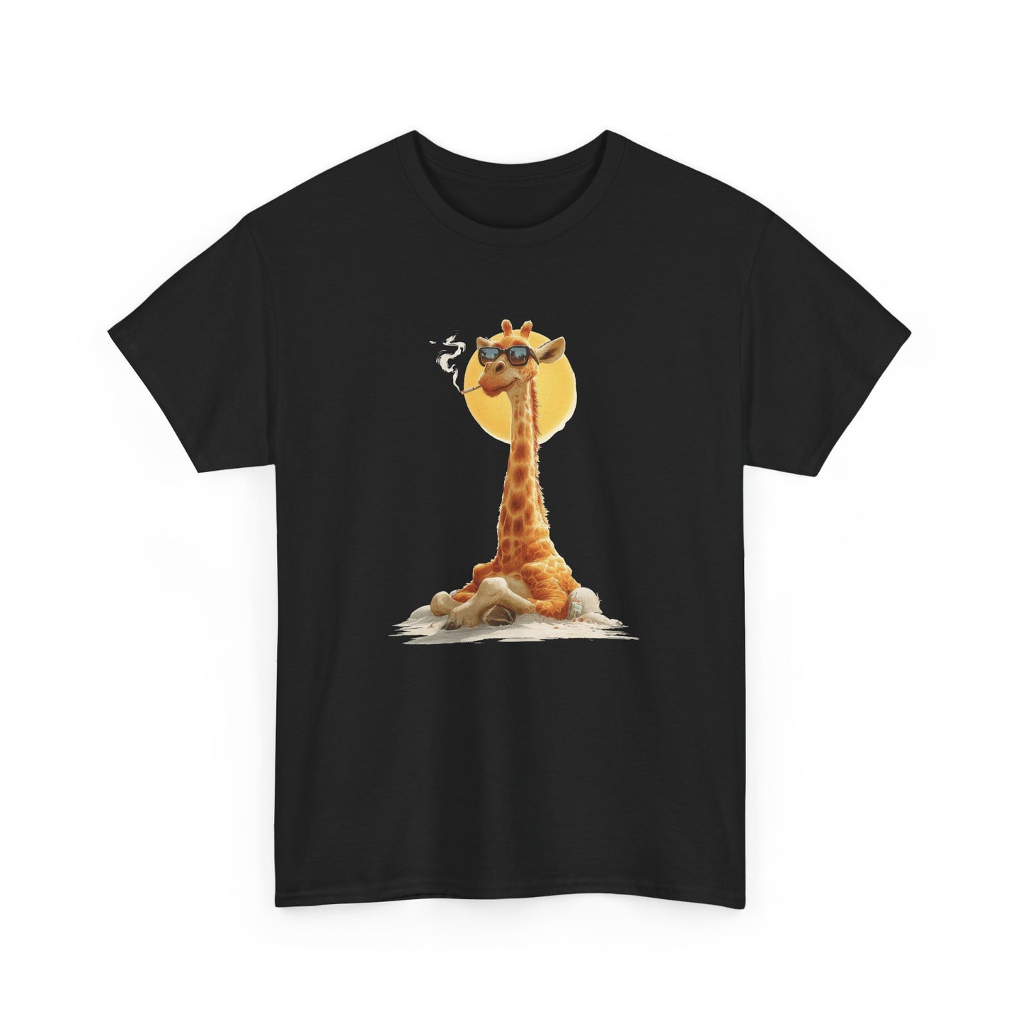 Cool Giraffe Graphic Tee, Unisex Funny Shirt, Casual Summer Top