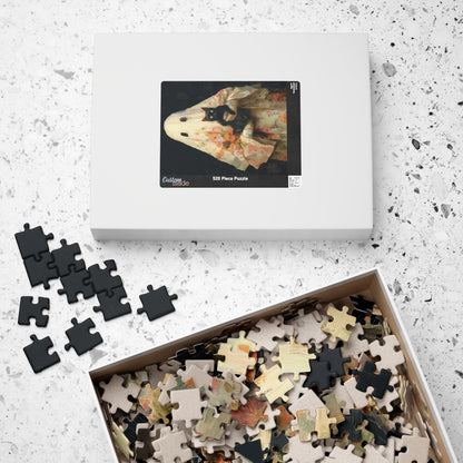 Spooky Cat Ghost Puzzle - 110, 252, 520, 1014-piece | Halloween Decor