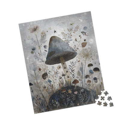 Whimsical Mushroom Puzzle | Nature-Inspired Jigsaw, 110-1014 Piece Set, Mindfulness Activity, Eco-Friendly Gift, Home Decor