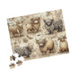 Rustic Farm Animal Puzzle, 110-1014 Piece Jigsaw, Cozy Home Decor, Gift for Animal Lovers, Family Game Night, Unique Collectible