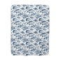 Sherpa Blanket - Let's Go Fishing Cute Small Fish Pattern