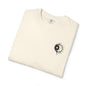 Comfort Colors Embroidered Hand-Illustrated Astrology Ying Yang Unisex T-Shirt, Cool Graphic Tee