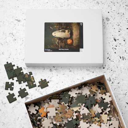 Halloween Ghost Puzzle - Spooky 110/252/520/1014-Piece Art, Perfect Gift for Fall Celebrations, Family Fun Decor, Autumn Activities, [...]