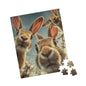 Bunny Selfie,Puzzle - Fun Family Activity, Perfect Gift for Kids, Nature Lovers, Easter, Spring Decor