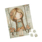 Charming Girl Puzzle - Family Fun, Gift for Kids, Home Activity, Relaxation, Educational Toy