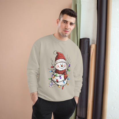 Cozy Holiday Sweatshirt Featuring a Cheery Snowman, Christmas Gift, Winter Apparel, Festive Sweater, Cute Holiday Clothing, Winter Fashion