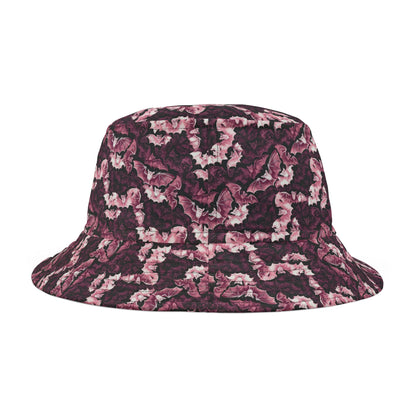 Floral Print Bucket Hat, Summer Accessory, Trendy Hat for Beach Days, Stylish Hat for Outdoor Events, Gift for Nature Lovers