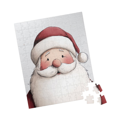 Christmas Puzzle - Santa Claus, Holiday Fun, Family Activity, Gift for Kids, Festive Decor