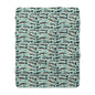 Fish Pattern Sherpa Fleece Blanket, Gift for Fishermen, Outdoor Lover's Blanket, Unique Blanket