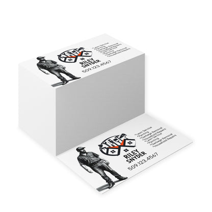 Business Cards for Contractors | Customizable Service Cards | Perfect for Lawn Care, Home Repairs, and Painting | Professional Networking