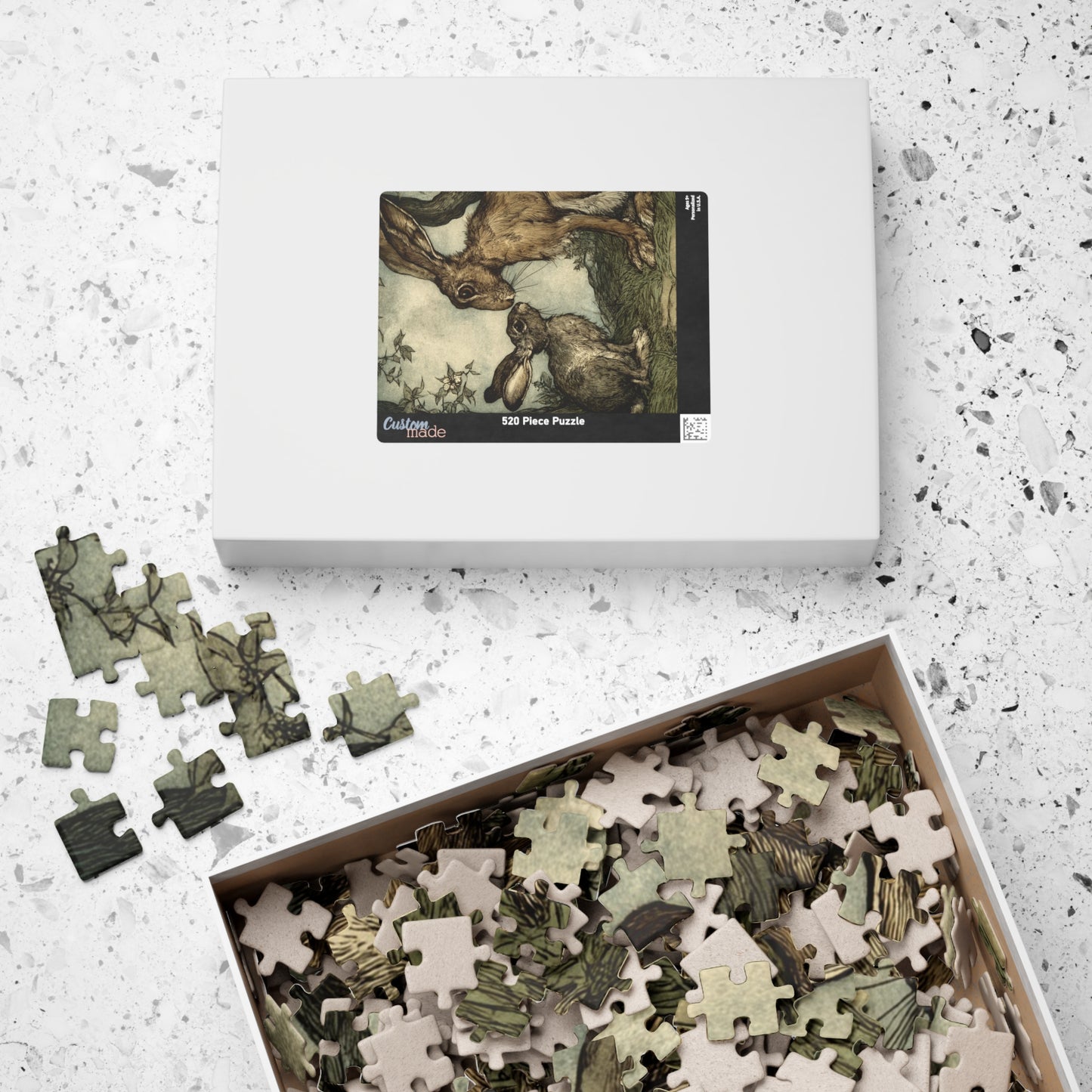 Nature-Themed Animal Puzzle, 110-1014 Piece Family Game, Great for Gifts, Home Decor, Relaxation, Educational