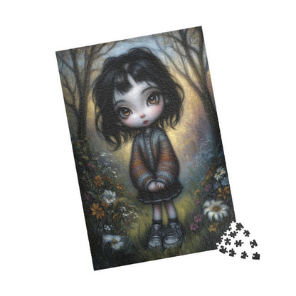 Enchanting Puzzle - Whimsical Girl in Nature - Perfect Gift for Kids, Families, Puzzle Lovers, Cozy Nights, Relaxation