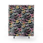 Halloween Bat Shower Curtain, Spooky Bathroom Decor, Gothic Home Accessory, Haunted House Gift, Seasonal Bathroom Upgrade