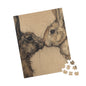 Artistic Bunny Puzzle - Perfect for Family Game Night, Gifts for Animal Lovers, Home Decor, Educational Fun, Cozy Nights