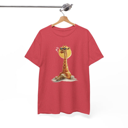 Cool Giraffe Graphic Tee, Unisex Funny Shirt, Casual Summer Top