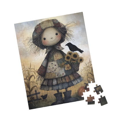 Charming Seasonal Puzzle, 110, 252, 520, 1014-piece, Autumn Vibes, Family Game Night, Thanksgiving Decor, Cozy Home Activity