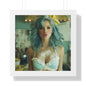 Vertical Poster - Sexy Bikini Babe in the Kitchen Covered in Flour