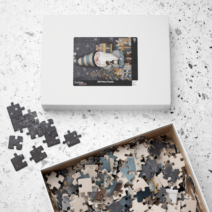 Winter Wonderland Gnome Puzzle, Holiday Gift Idea, Christmas Decor, Stress Relief Game, Fun Indoor Game