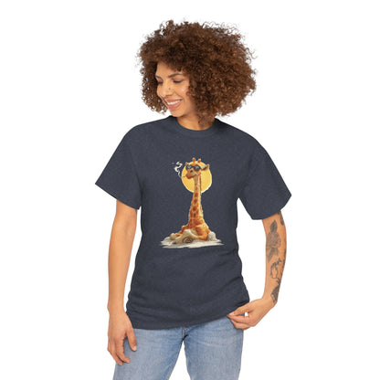 Cool Giraffe Graphic Tee, Unisex Funny Shirt, Casual Summer Top