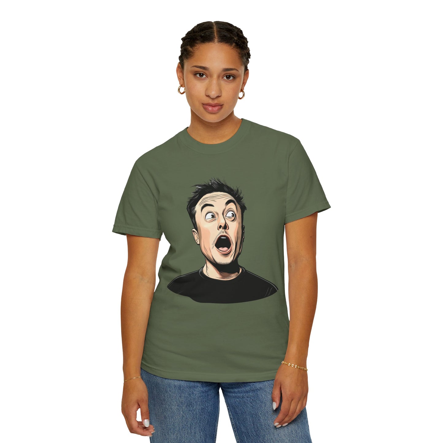 Elon Musk Shocked Expression Unisex T-shirt