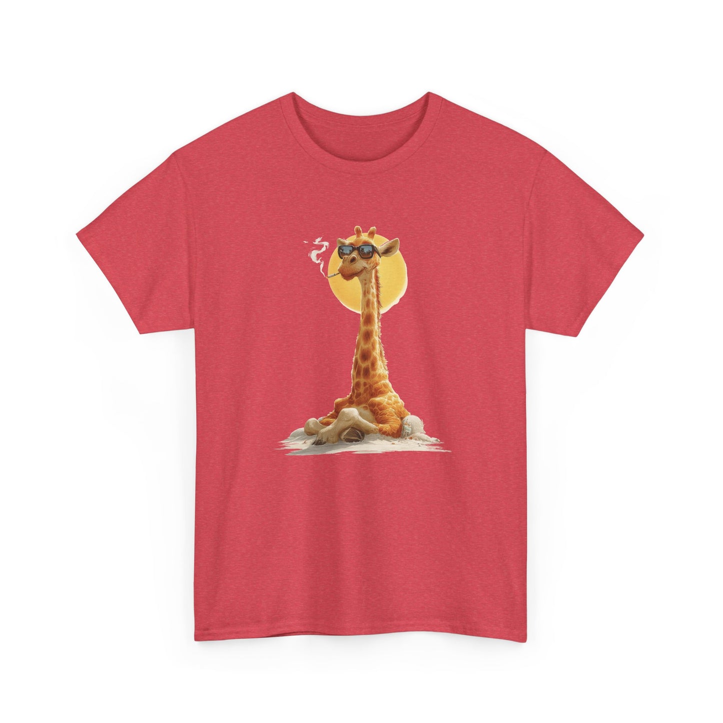 Cool Giraffe Graphic Tee, Unisex Funny Shirt, Casual Summer Top